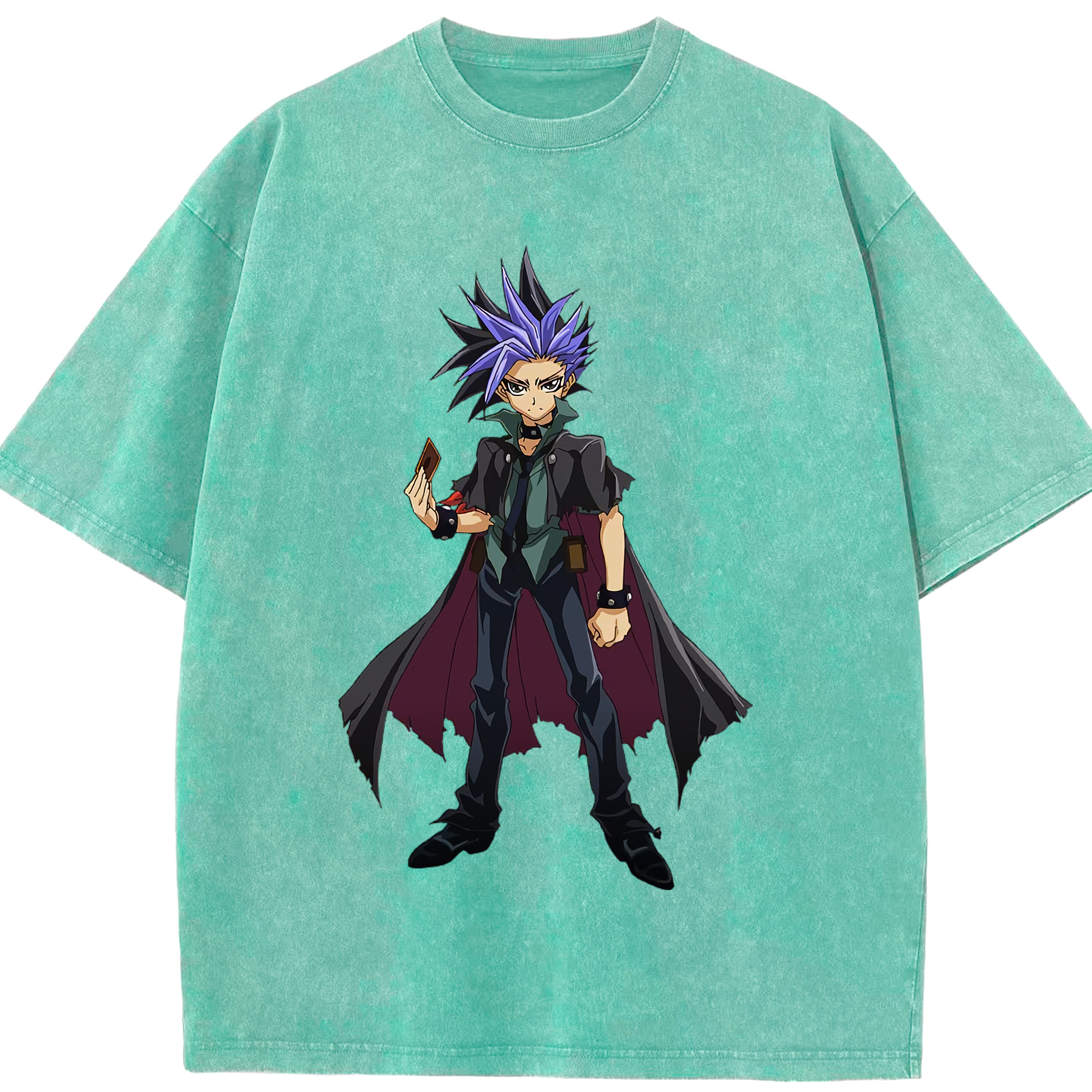 （画像用） 遊☆戯☆王 Yu-Gi-Oh! 綿100% ヴィンテージ風 半袖Tシャツ（フロントプリント）